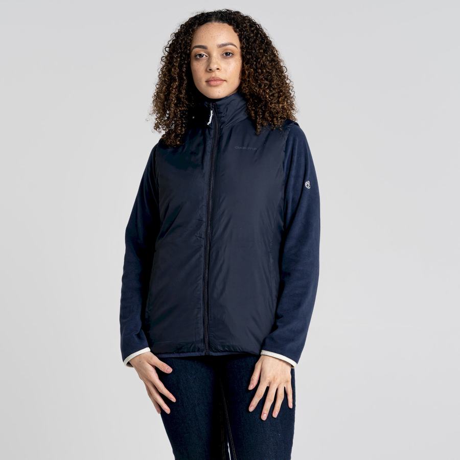 Craghoppers Compresslite VI Vest Veste Dame Blå Mørkeblå | KKU998NR