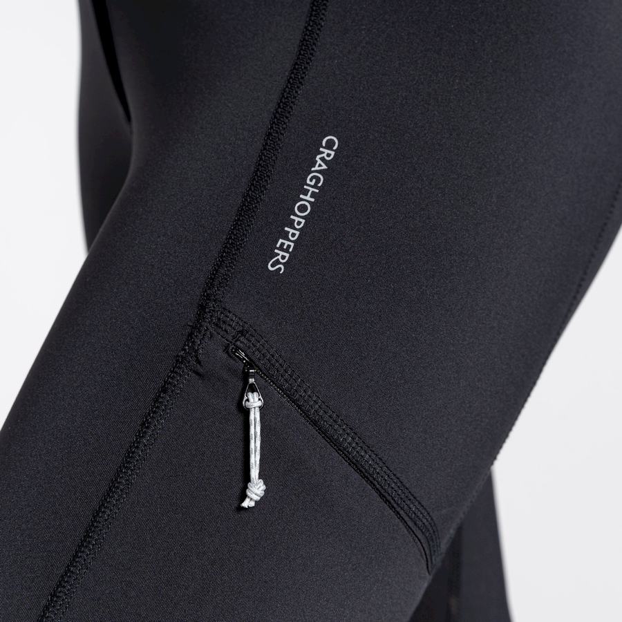 Craghoppers Dynamic Cropped Leggings Dame Sort | OGF2262RH