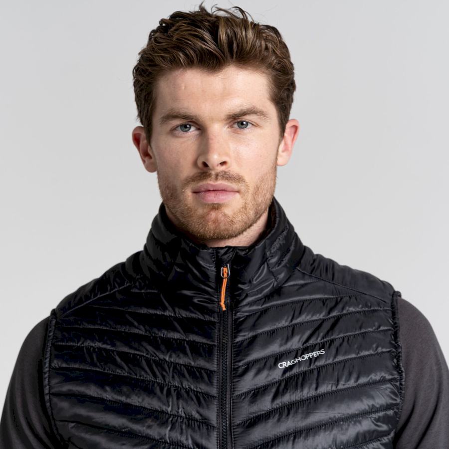 Craghoppers ExpoLite Insulated Vest Veste Herre Sort | IRB8050AH