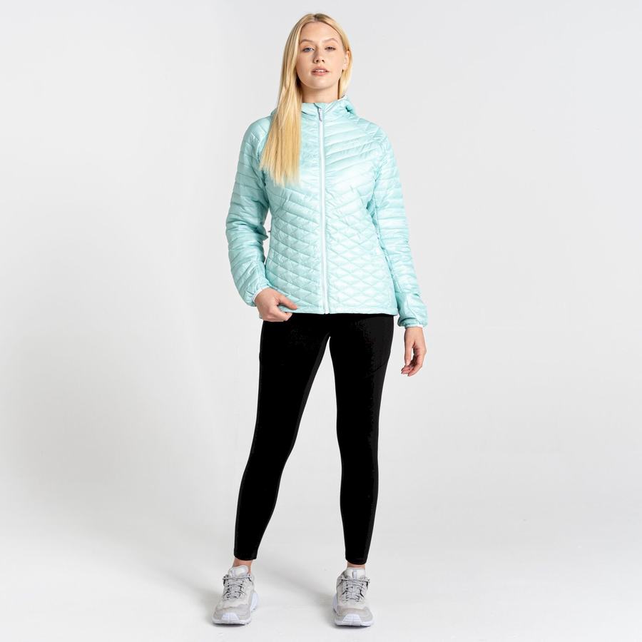 Craghoppers Insulated ExpoLite Hætte Jakker Dame Grøn | JCO5060PX