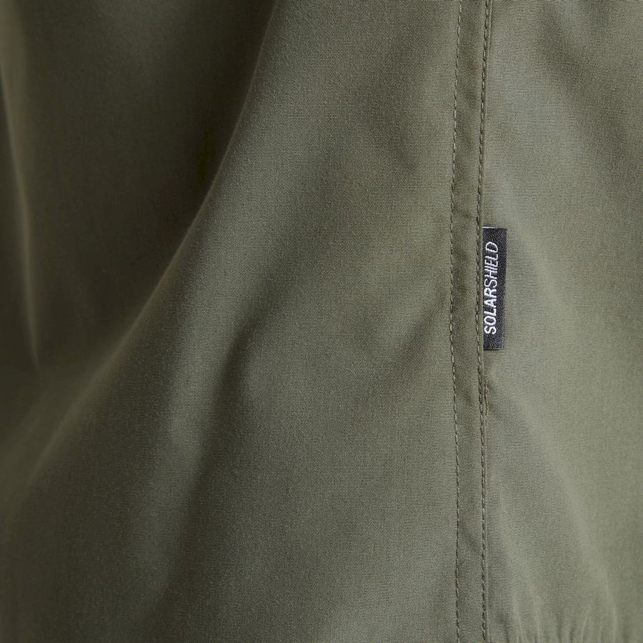 Craghoppers Kiwi Long Sleeved Skjorter Herre Dyb Grøn | JNI948LJ