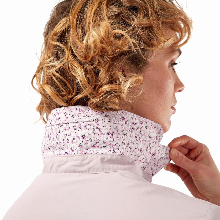Craghoppers NosiLife Adventure II Kort Sleeved Skjorter Dame Lilla | PDG3592JY