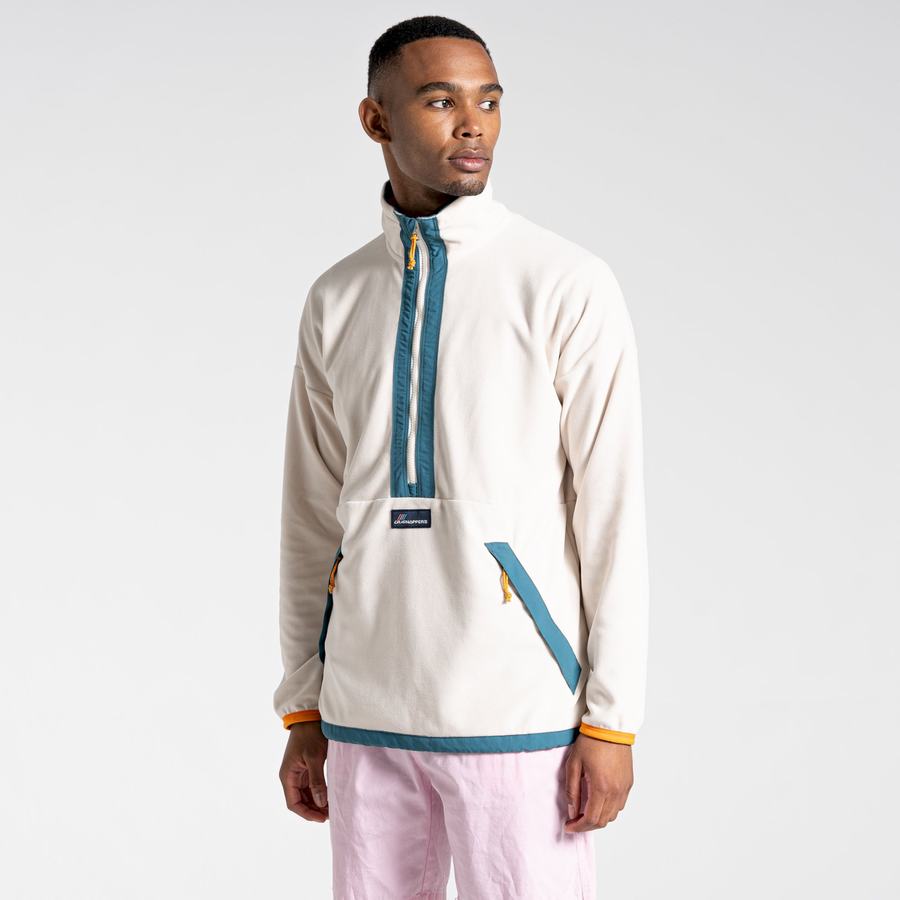 Craghoppers Welwood Half Zip Trøjer Dame Hvide | GCN4356RZ